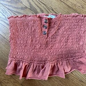 Bandeau top by we the free size small perfect with ruffle condition